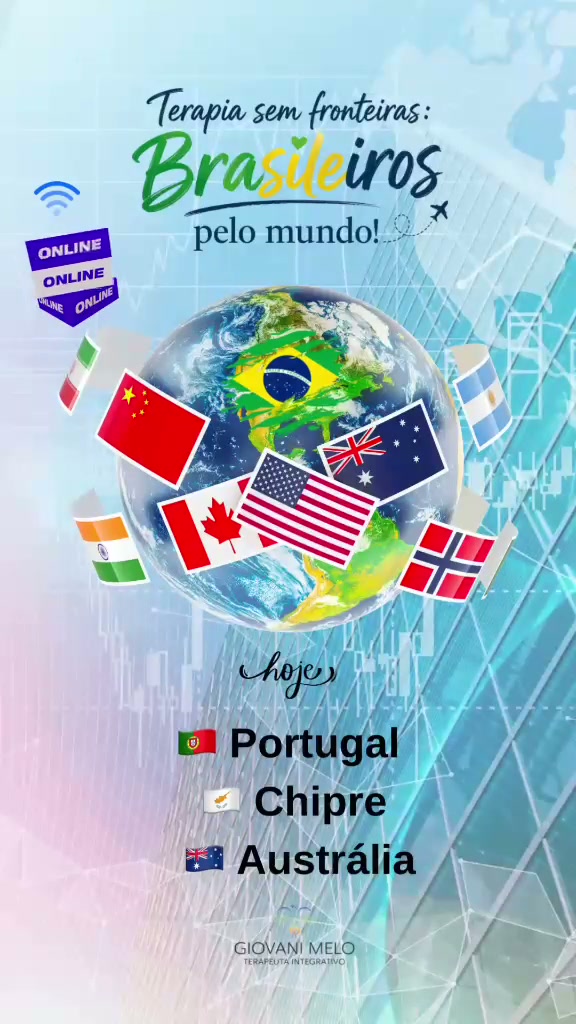 Terapia sem fronteiras: brasileiros pelo mundo